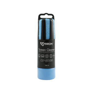 Sbox CS-5005B tisztító folyadék (150ml) + kék mikroszálas kendő
