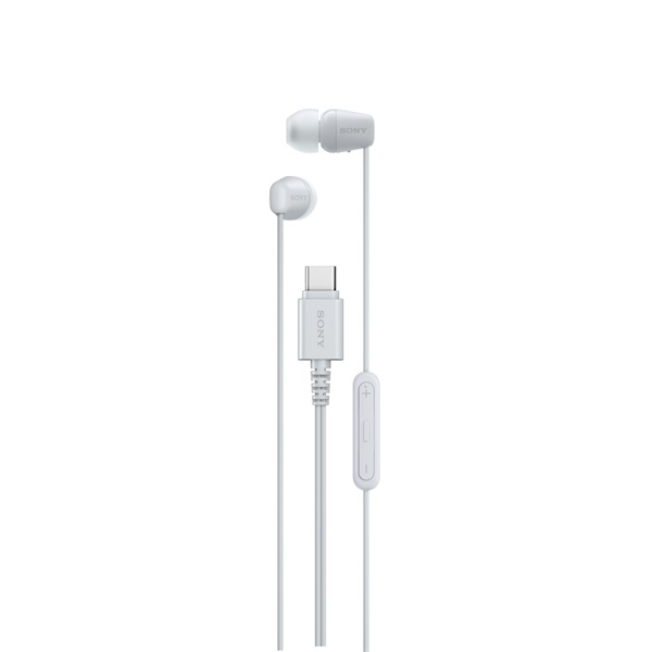 Sony IEREX15CW.CE7 USB Type-C vezetékes mikrofonos fehér fülhallgató