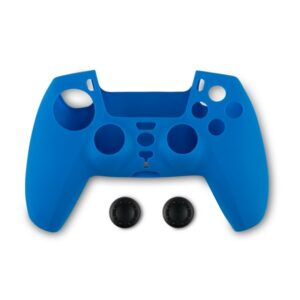Spartan Gear 2808148 PS5 kontroller szilikon skin kék + hüvelykujj csúszásgátló
