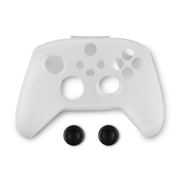 Spartan Gear 2808152 Xbox Series X|S kontroller szilikon skin fehér + hüvelykujj csúszásgátló