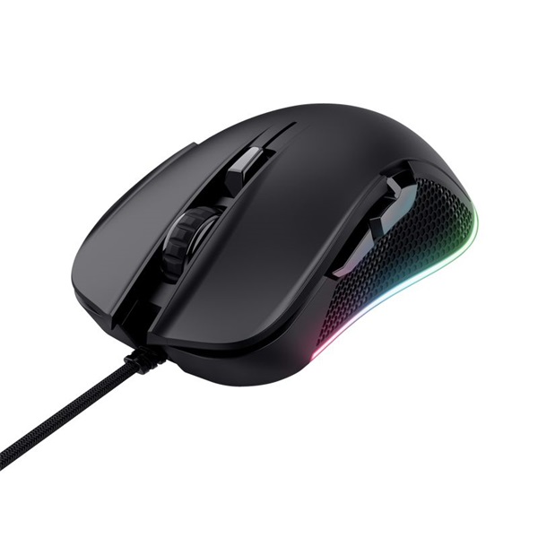 Trust GXT 922 Ybar USB RGB fekete egér