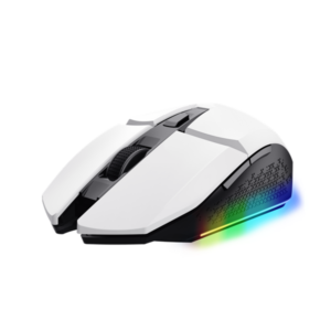Trust GXT110W Felox vezeték nélküli fehér gamer egér