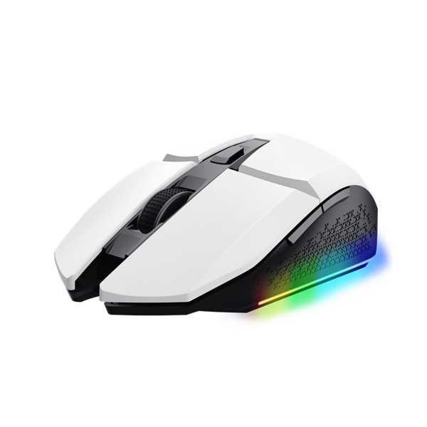 Trust GXT110W Felox vezeték nélküli fehér gamer egér
