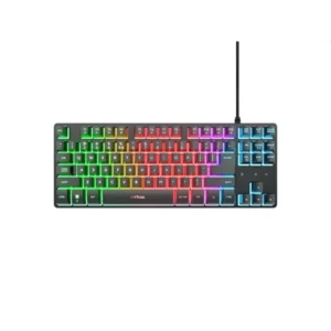 Trust 26063 GXT 833 Thado TKL háttérvilágítású magyar fekete gamer billentyűzet
