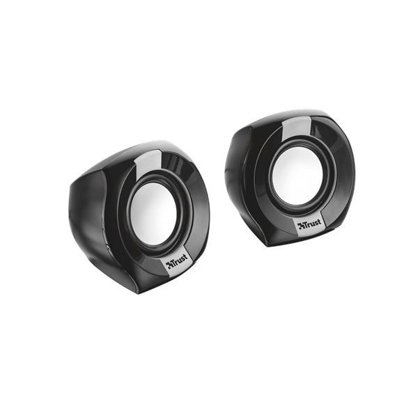 Trust Polo Compact 2.0 jack 8W USB fekete-ezüst hangszóró