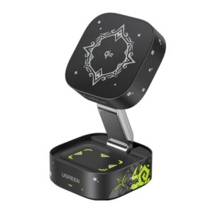 UGREEN W702 Genshin Impact sorozat Qi2 2in1 töltőállomás + Type-C kábel
