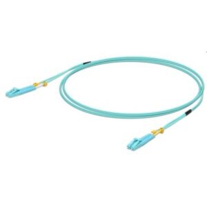 Ubiquiti UACC-OFC-MM-0.5M Duplex optikai patch kábel LC-LC csatlakozóval 50/125 OM3 PVC 0,5 m