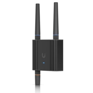 Ubiquiti UniFi UMR-Ultra 2x10/100 FE LAN 1xnanoSIM IoT 4G/LTE CAT4 beltéri Vezeték nélküli ipari router