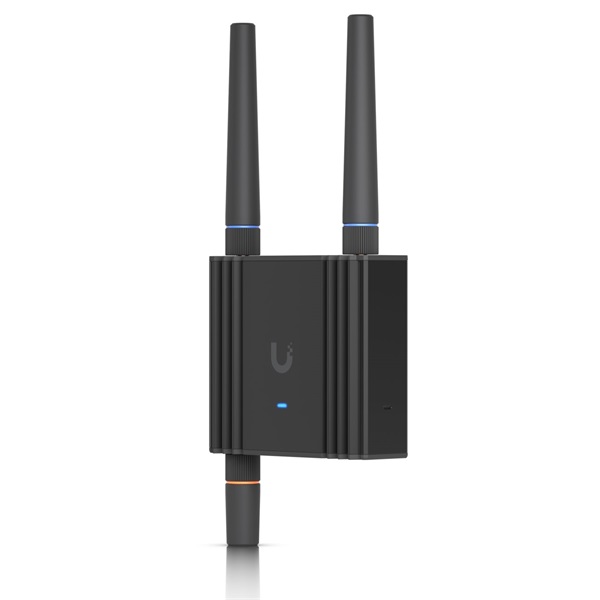 Ubiquiti UniFi UMR-Ultra 2x10/100 FE LAN 1xnanoSIM IoT 4G/LTE CAT4 beltéri Vezeték nélküli ipari router