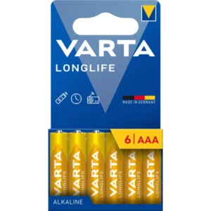 VARTA 4103101746 Longlife AAA mikroceruza elem 6db/bliszter