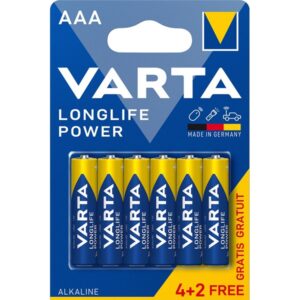 VARTA 4903121436 Helps Longlife Power AAA (LR03) mikroceruza elem 4+2db/bliszter