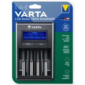 Varta 57676101401 LCD Dual Tech akkumulátor nélküli töltő