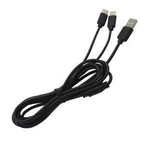 Ventaris C100B PS5/Xbox Series X|S kontrollerhez USB Type-C Dual fekete töltőkábel