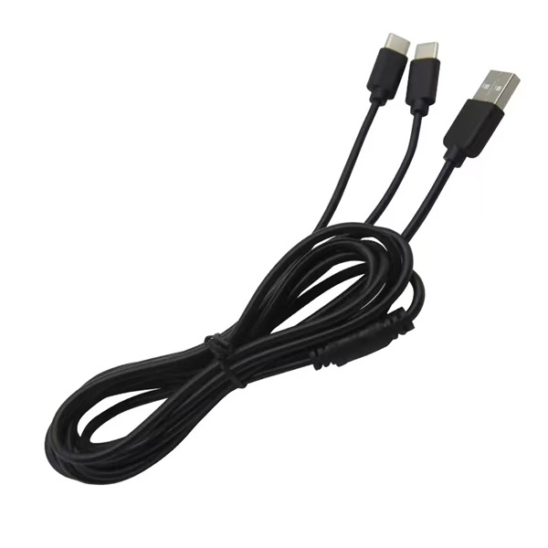 Ventaris C100B PS5/Xbox Series X|S kontrollerhez USB Type-C Dual fekete töltőkábel