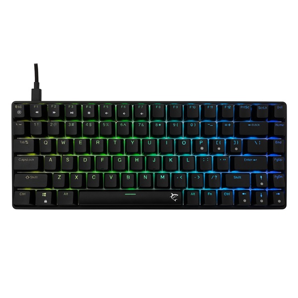 White Shark GK-005121-B/BL-US Hamachi US fekete (blue switch) gamer billentyűzet