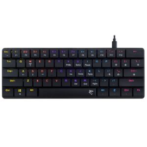White Shark GK-006131-B/BR-US Nagamaki US fekete (brown switch) gamer billentyűzet