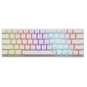 White Shark WAKIZASHI 2 GK-002221V2-W/BL-US US fehér mechanikus (blue switch) gamer billentyűzet