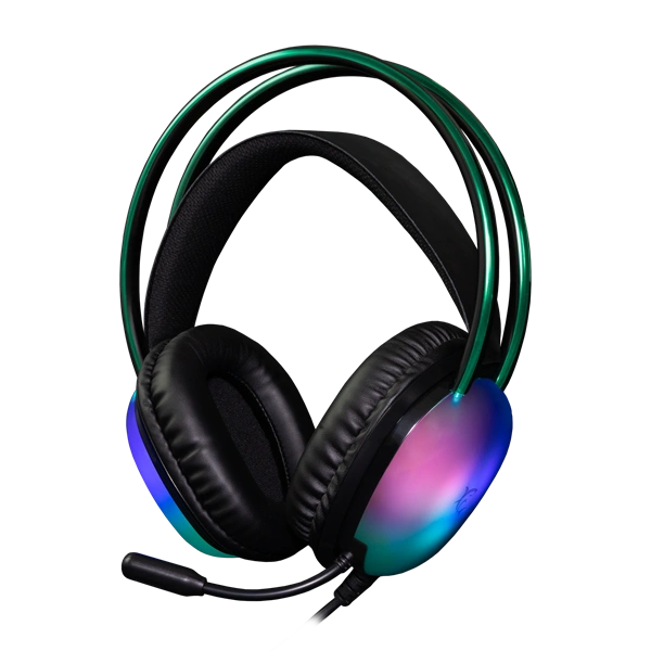 White Shark WS GH-2444B-2 PEACOCK-B-2 fekete gamer headset