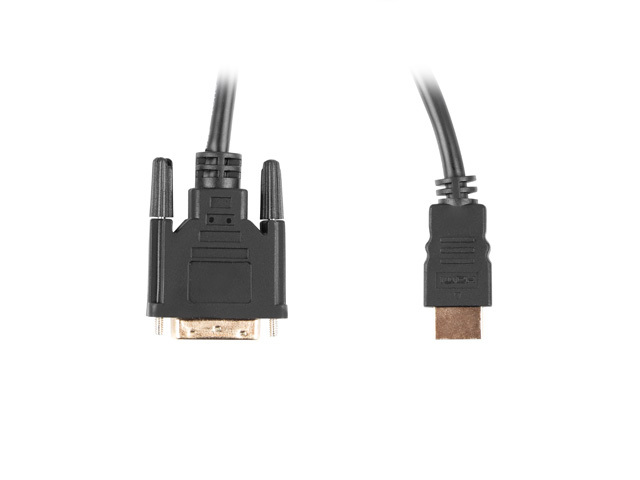 Lanberg HDMI - DVI-D (24+1) Dual Link kábel, 1,8 m, fekete