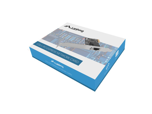 Lanberg PCE-1GB-201 gigabites PCI-E hálózati kártya, RTL8111C, low profile