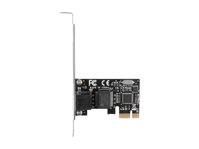 Lanberg PCE-1GB-201 gigabites PCI-E hálózati kártya, RTL8111C, low profile