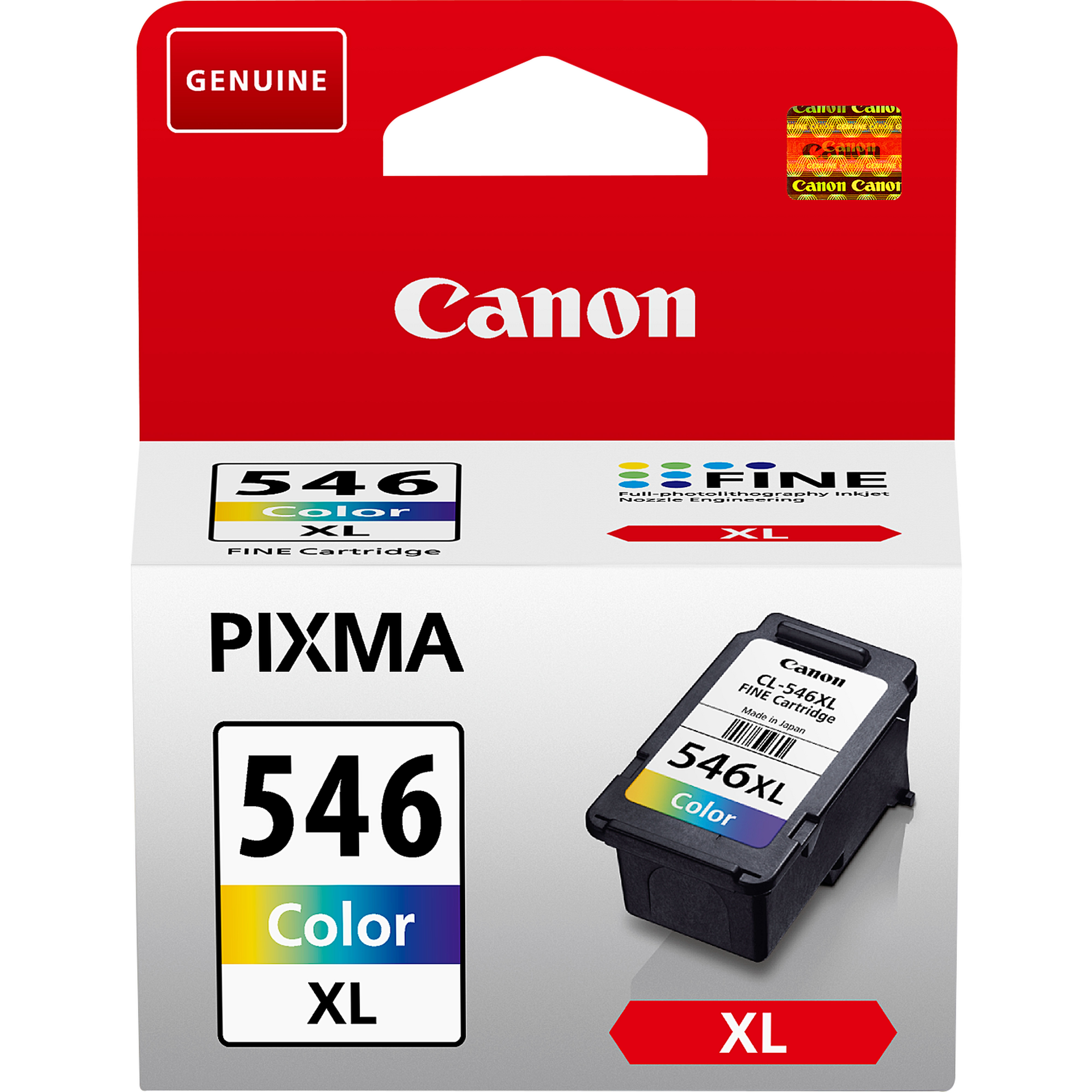 Canon CL-546XL eredeti színes tintapatron, nagy kapacitású, kb. 300 oldal