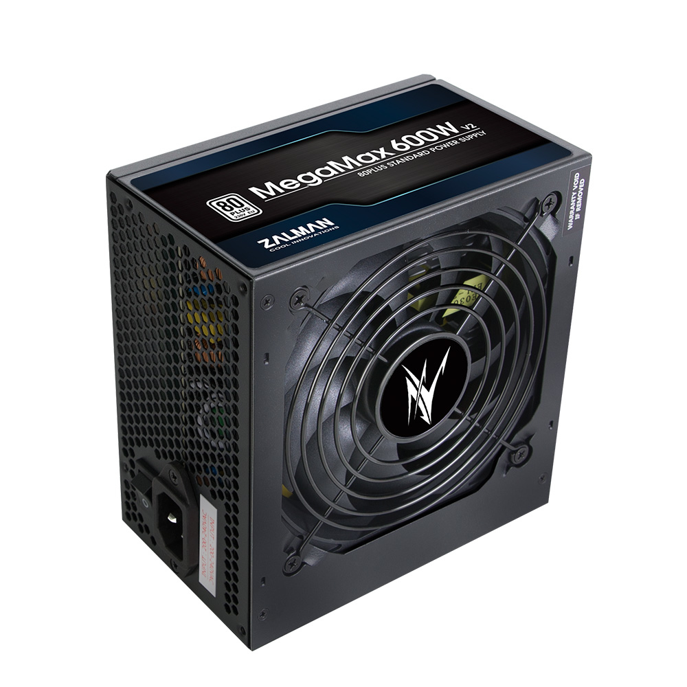Zalman MegaMax ZM600-TXII V2 600 W tápegység, 80 Plus 2