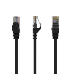 Gembird CAT6 UTP patch kábel, 0,5 m, fekete