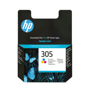 HP 305 eredeti háromszínű tintapatron (3YM60AE), kb. 100 oldal