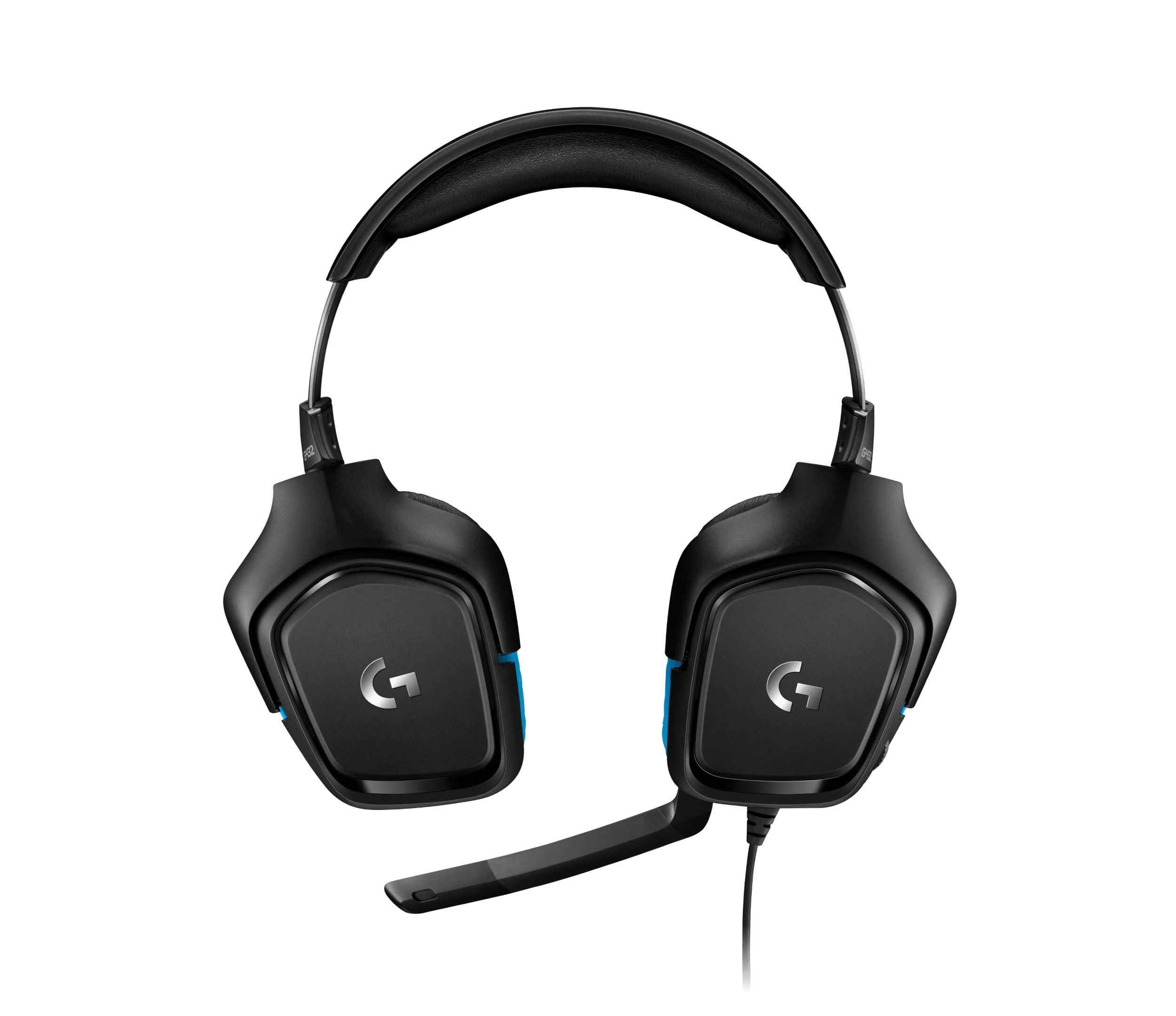 Logitech G432 7.1 vezetékes gamer headset, fekete