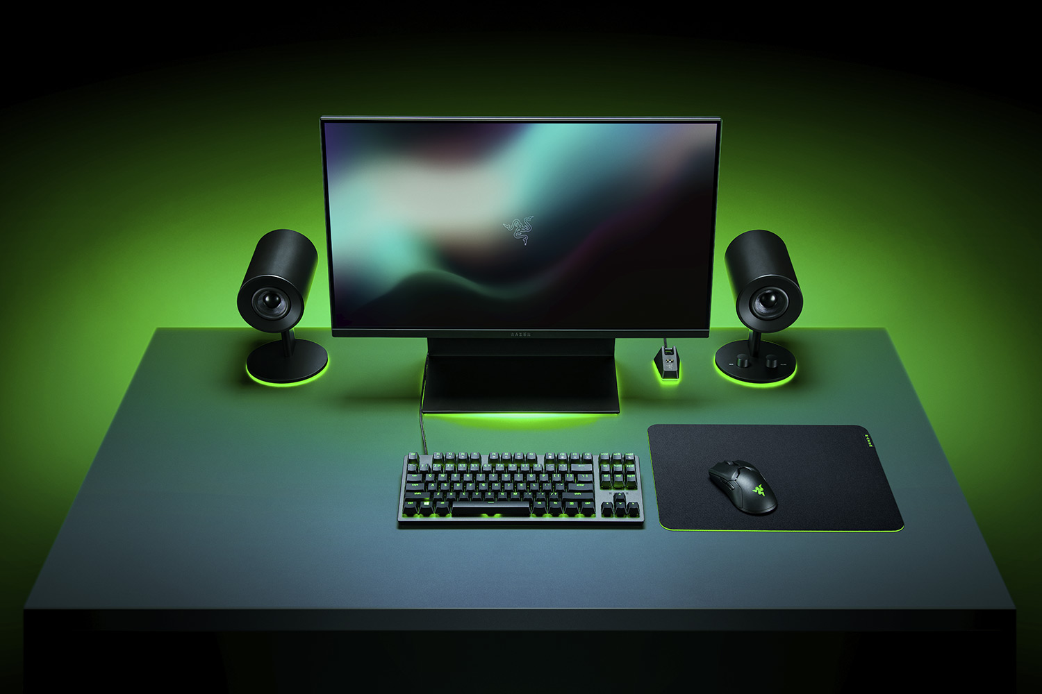Razer Gigantus V2 gamer egérpad, Medium, fekete