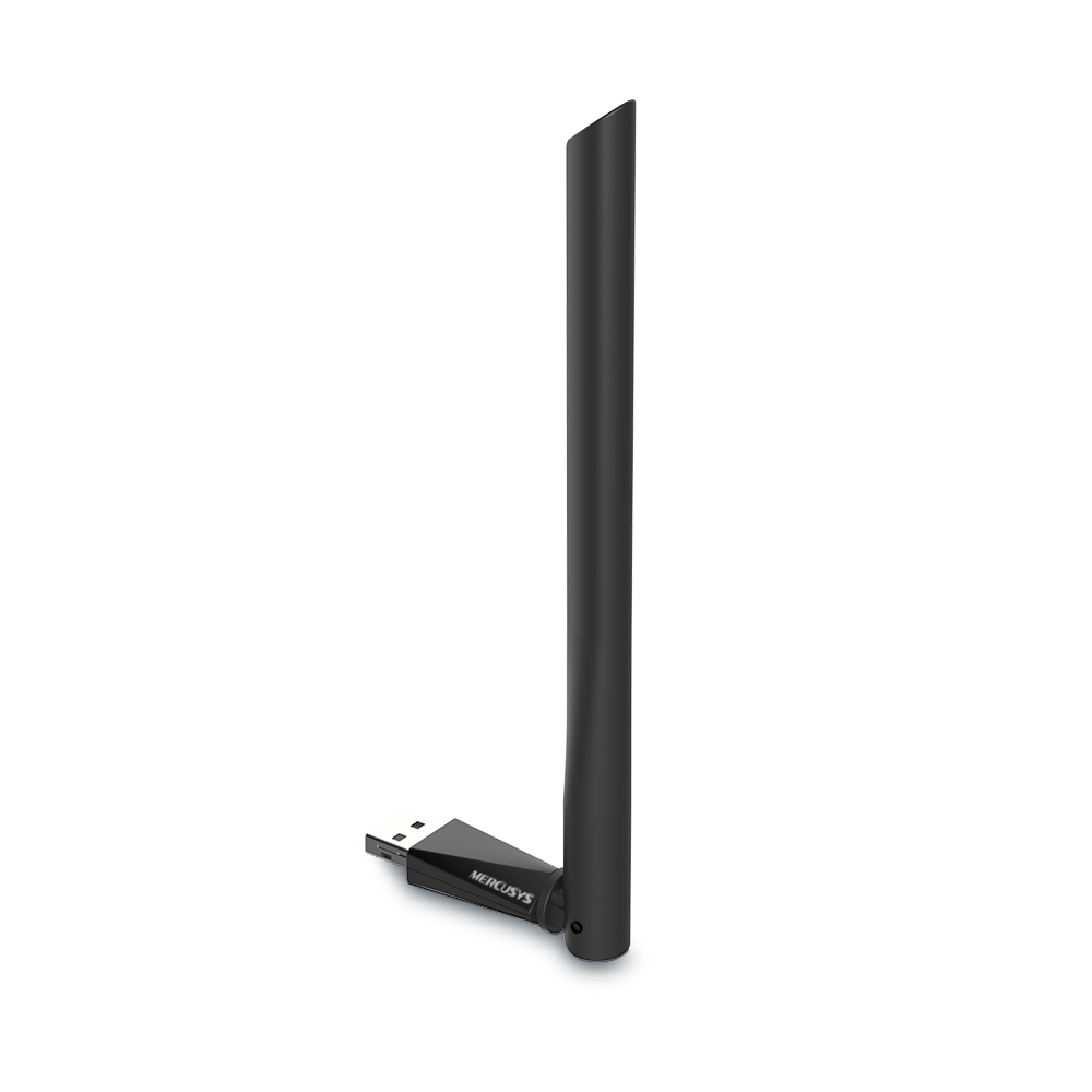 Mercusys MU6H AC650 dual band USB WiFi adapter, 5 dBi antennával