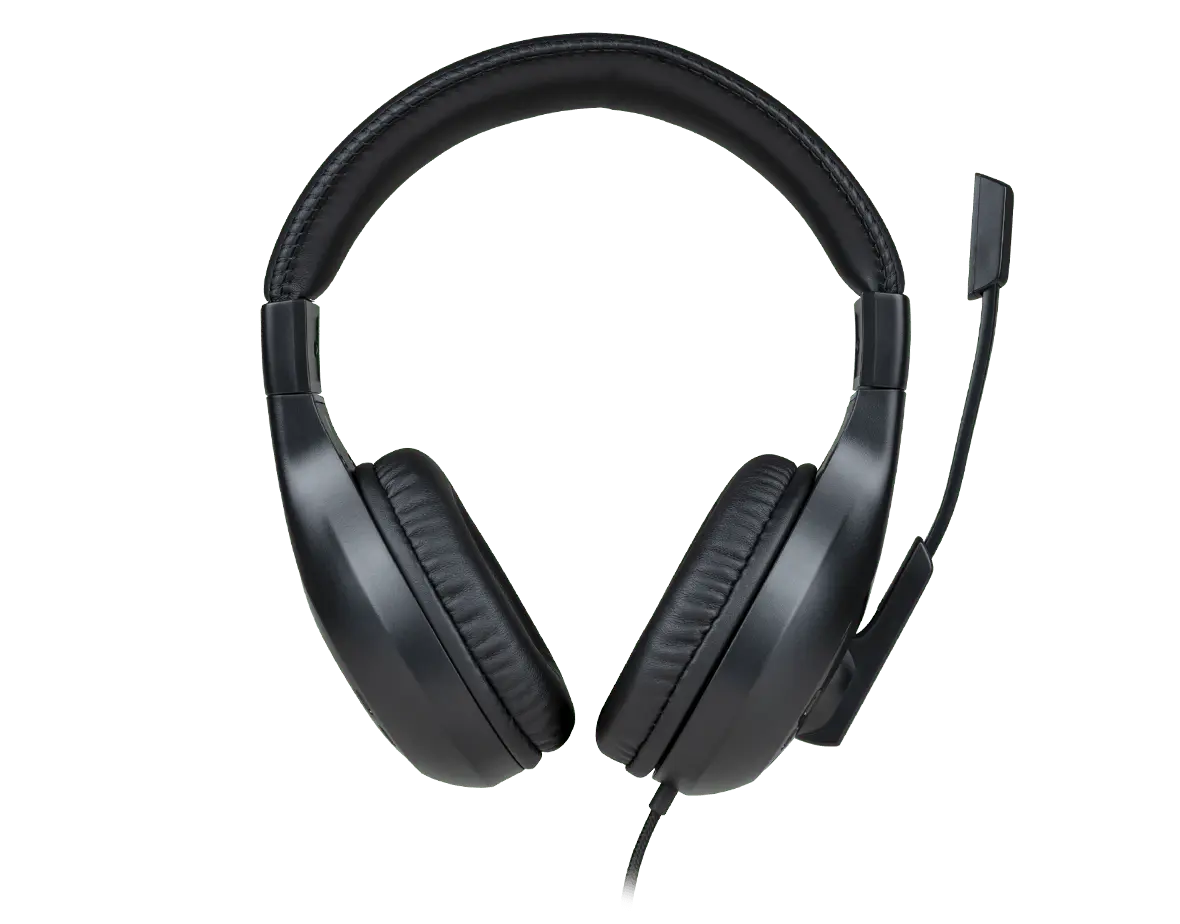 BigBen V1 vezetékes sztereó gamer headset PS4/PS5, fekete