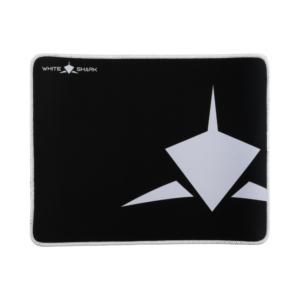 White Shark MP-1965 Shark M gamer egérpad, 320x250 mm, fekete-fehér