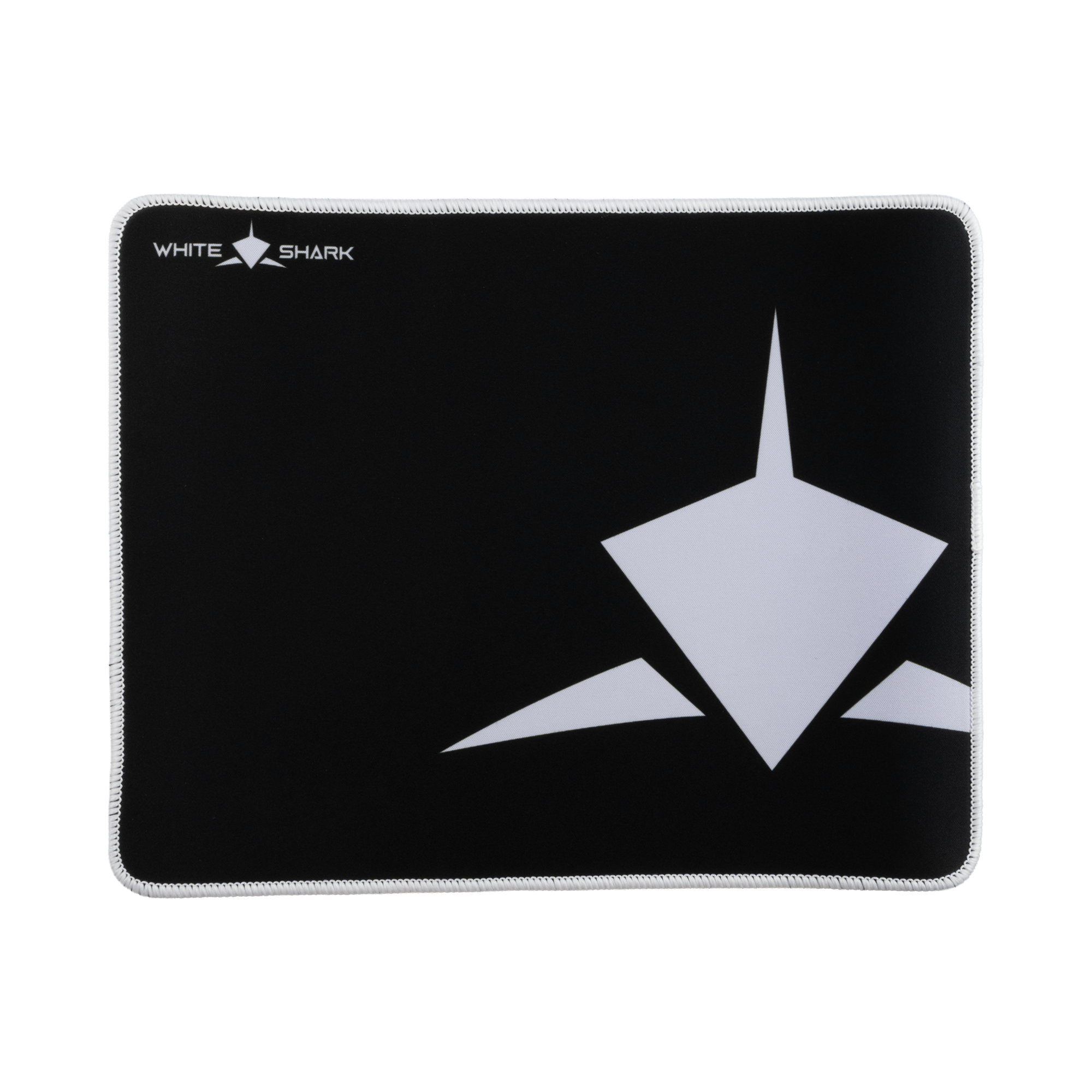 White Shark MP-1965 Shark M gamer egérpad, 320x250 mm, fekete-fehér