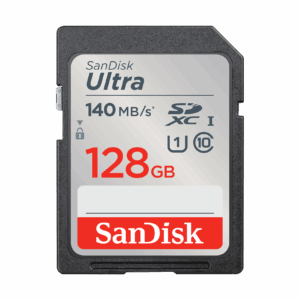 SanDisk Ultra SDXC memóriakártya, 128 GB, UHS-I