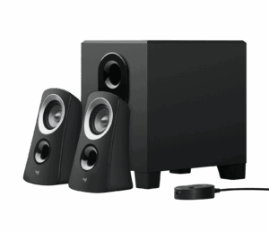 Logitech Z313 2.1 hangszórórendszer mélysugárzóval, 25 W, fekete