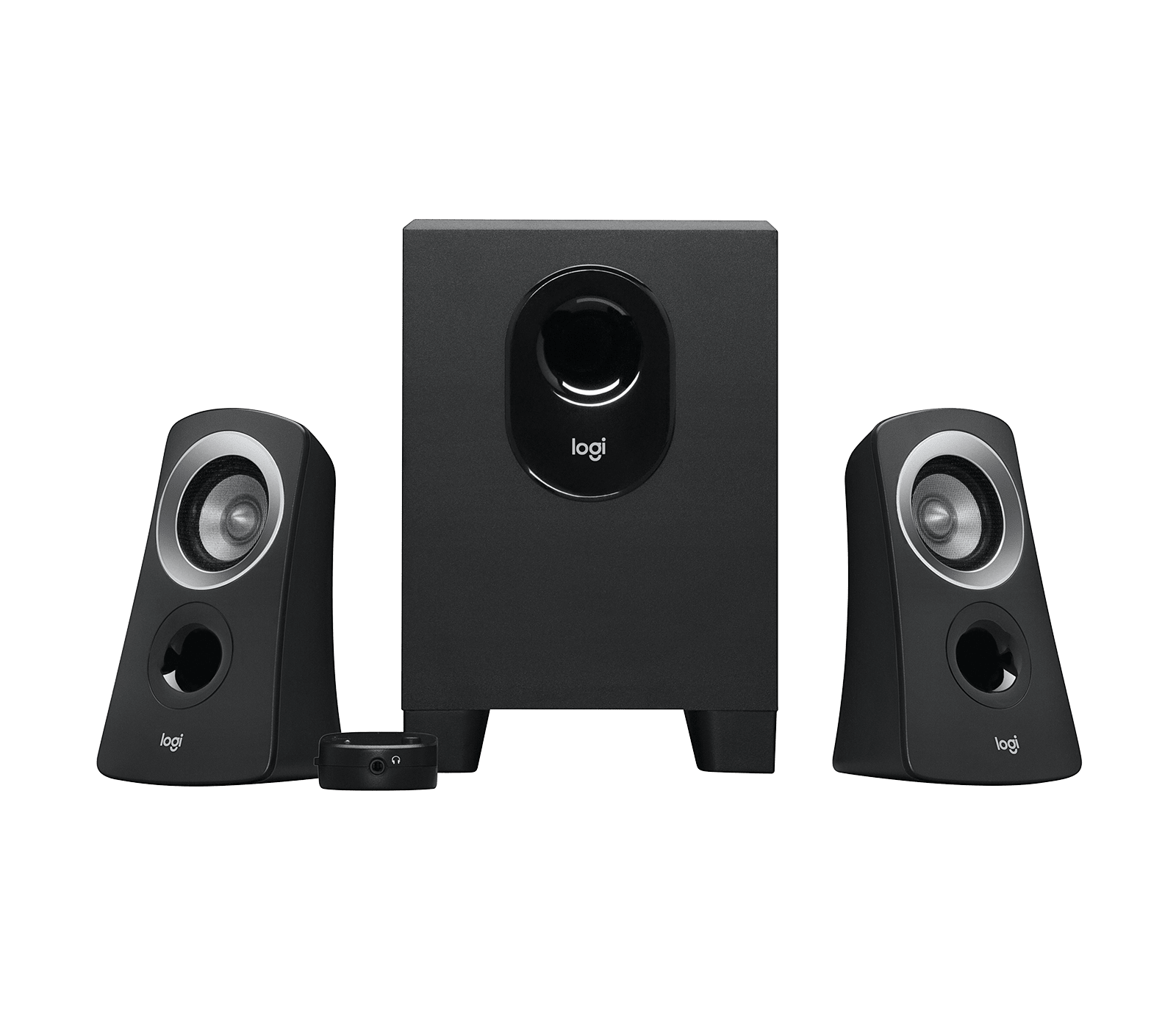 Logitech Z313 2.1 hangszórórendszer mélysugárzóval, 25 W, fekete